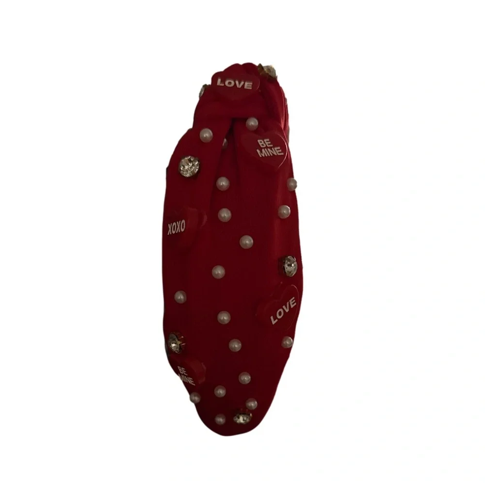 Red Embellished Headband
